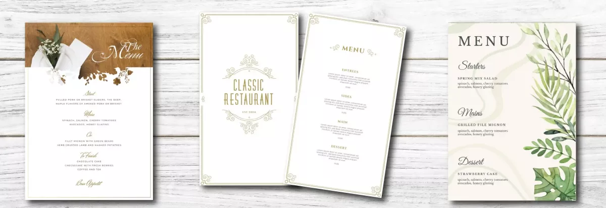 Menükarten drucken | deprismedia.com