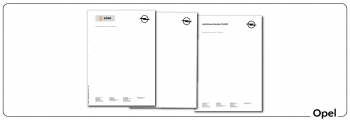 Briefbogen Opel
