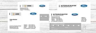 FORD business cards and appointment cards