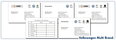 Business cards VW Multi Brand