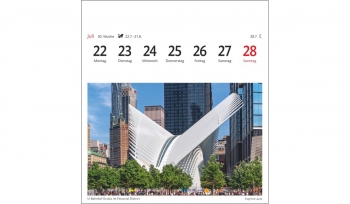 New York Postcard Calendar 2024