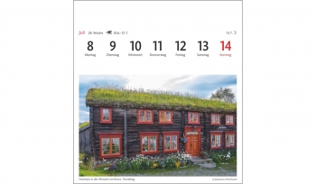 Norway Postcard Calendar 2025