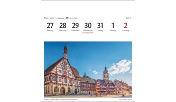 Bavaria Postcard Calendar 2025