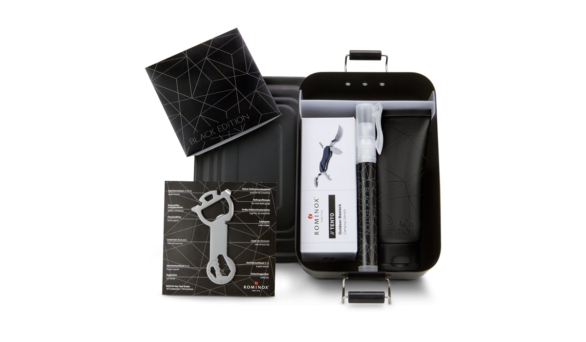 Geschenkset / Präsenteset: Lunchbox Black Edition