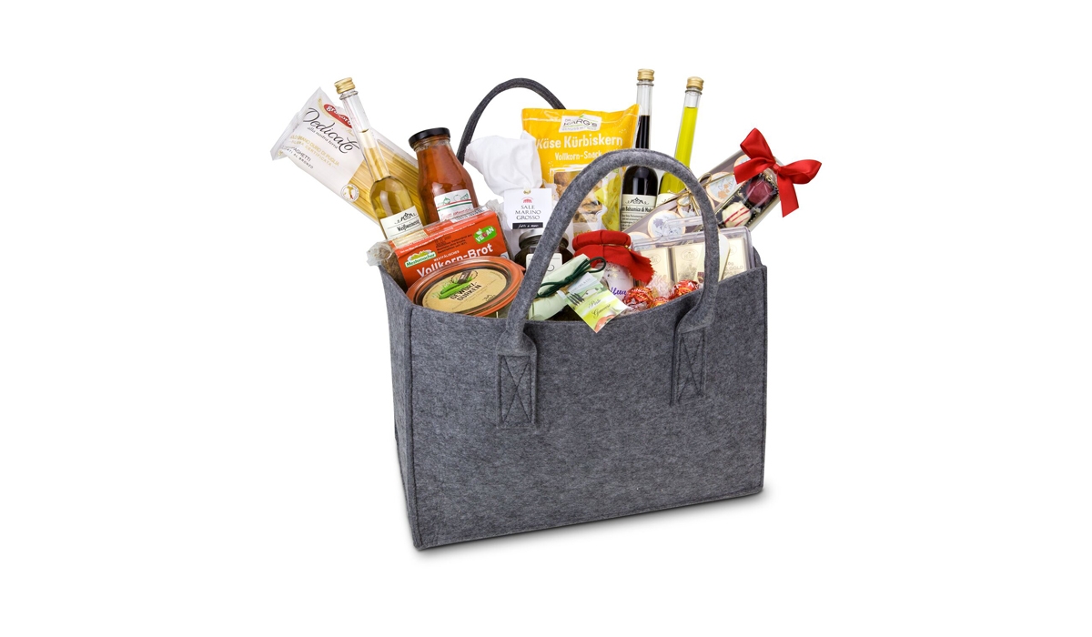 Geschenkset / Präsenteset: Geschenktasche XL mit 15 leckeren Produkten