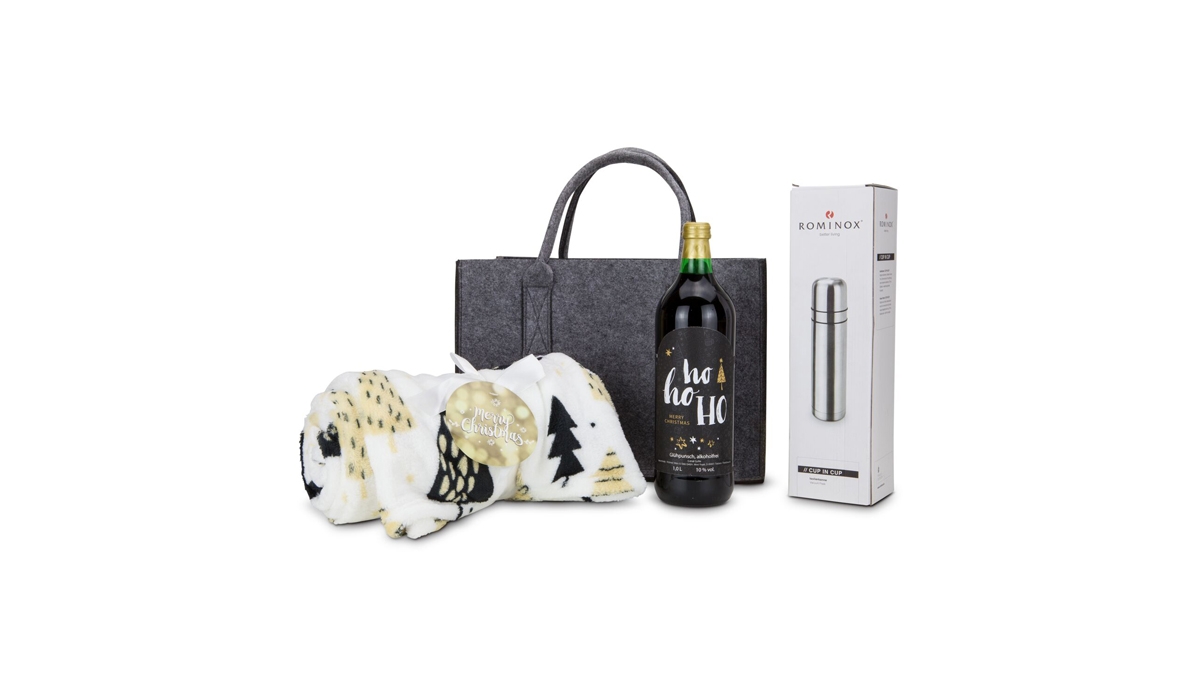 Geschenkset / Präsenteset: Gemütliche Filztasche