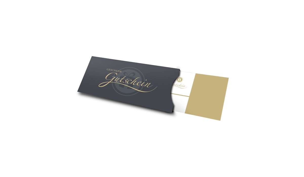 Geschenkgutschein Gold, 35 € für Präsent-, Lifestyle- und Wellnessartikel