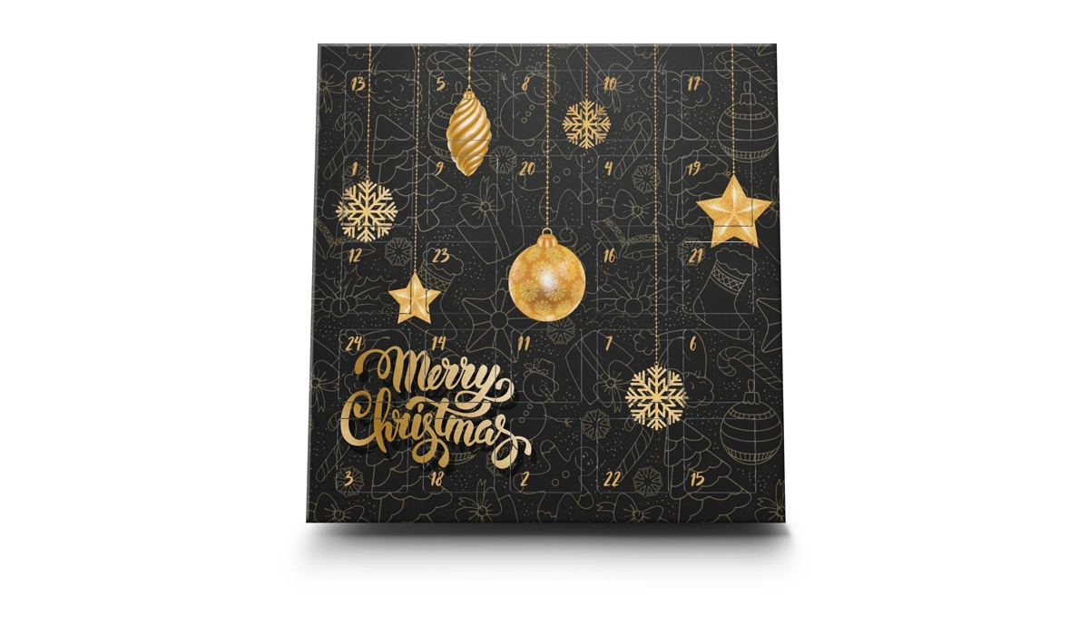 Geschenkartikel: Duftkerzen Adventskalender Merry Christmas