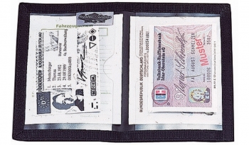 Driving licence wallet Nylon2 black