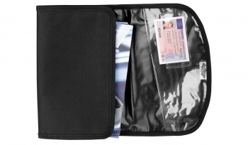 Car documents wallet Car black
