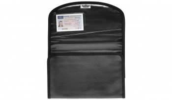 Car documents wallet LookPlus black