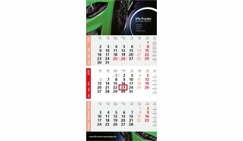 3-month calendar 2025 Logic 3 Post B