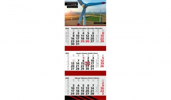 3-month calendar 2025 Maxi 3 Post