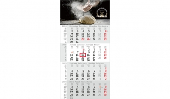 4-month calendar 2025 Rational 4