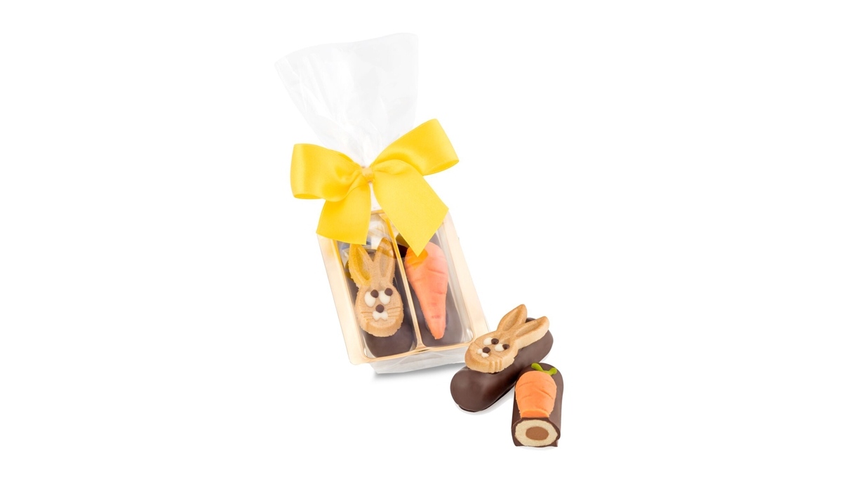 Geschenkartikel / Präsentartikel: Kleines Oster-Duo, auch in individueller Kissenverpackung