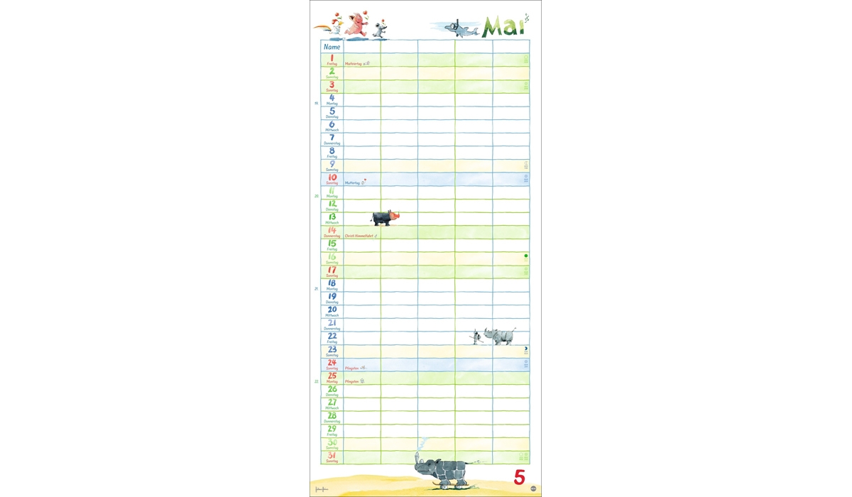 advertising calendar: Heine Family Planner 2026