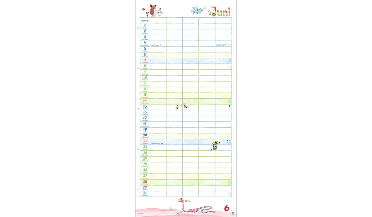 advertising calendar: Heine Family Planner 2026
