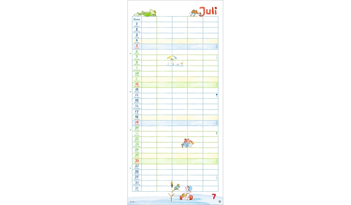 advertising calendar: Heine Family Planner 2026