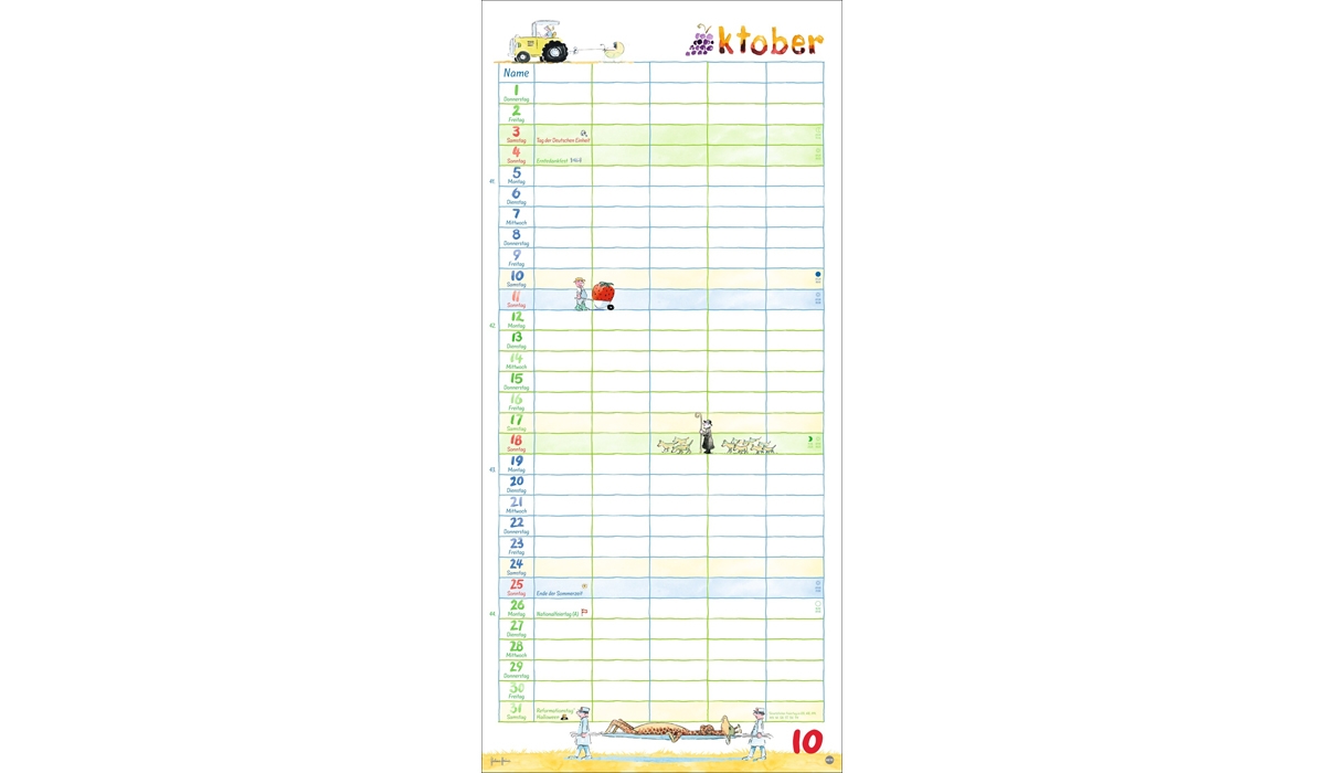 advertising calendar: Heine Family Planner 2026