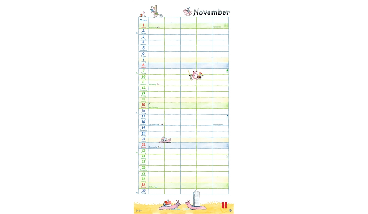 advertising calendar: Heine Family Planner 2026