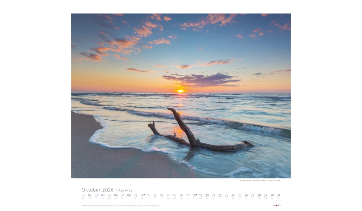 advertising calendar: Near The Sea 2026