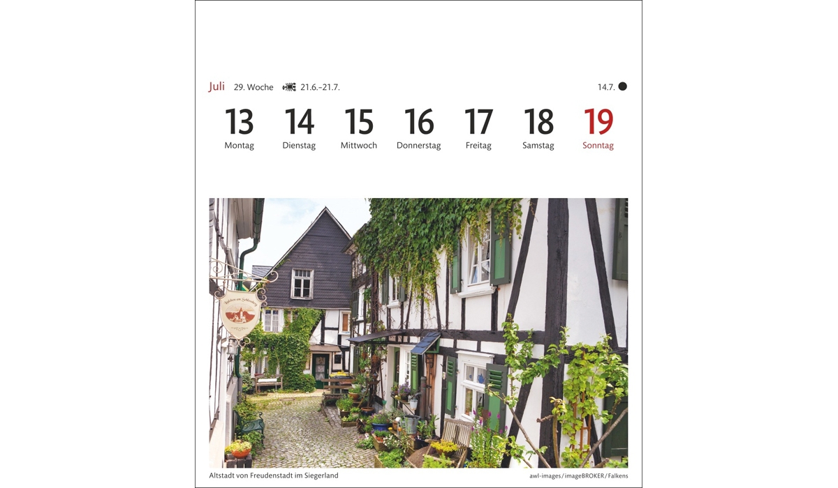 Werbekalender: Deutschland Sehnsuchtskalender 2026