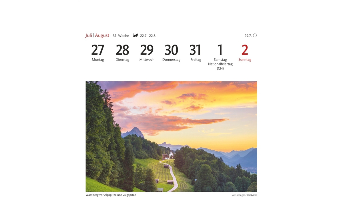 Werbekalender: Deutschland Sehnsuchtskalender 2026