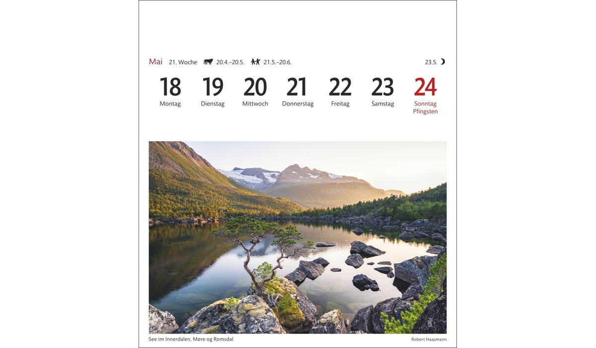advertising calendar: Norway Postcard Calendar 2026