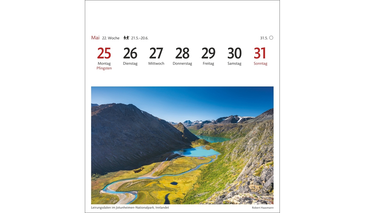 advertising calendar: Norway Postcard Calendar 2026