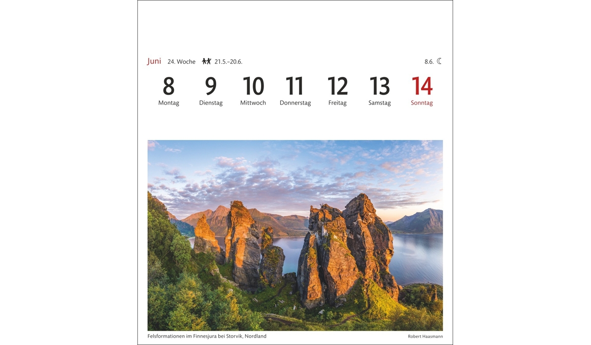 advertising calendar: Norway Postcard Calendar 2026