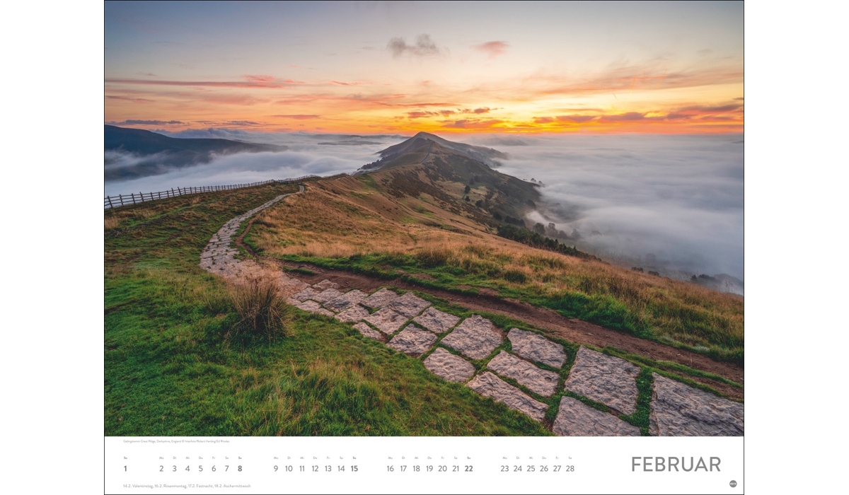 advertising calendar: On Dream Paths 2026