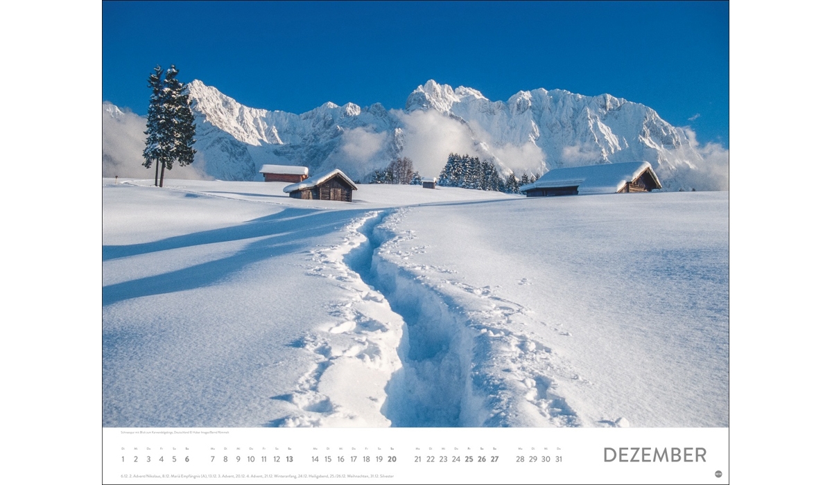 advertising calendar: On Dream Paths 2026