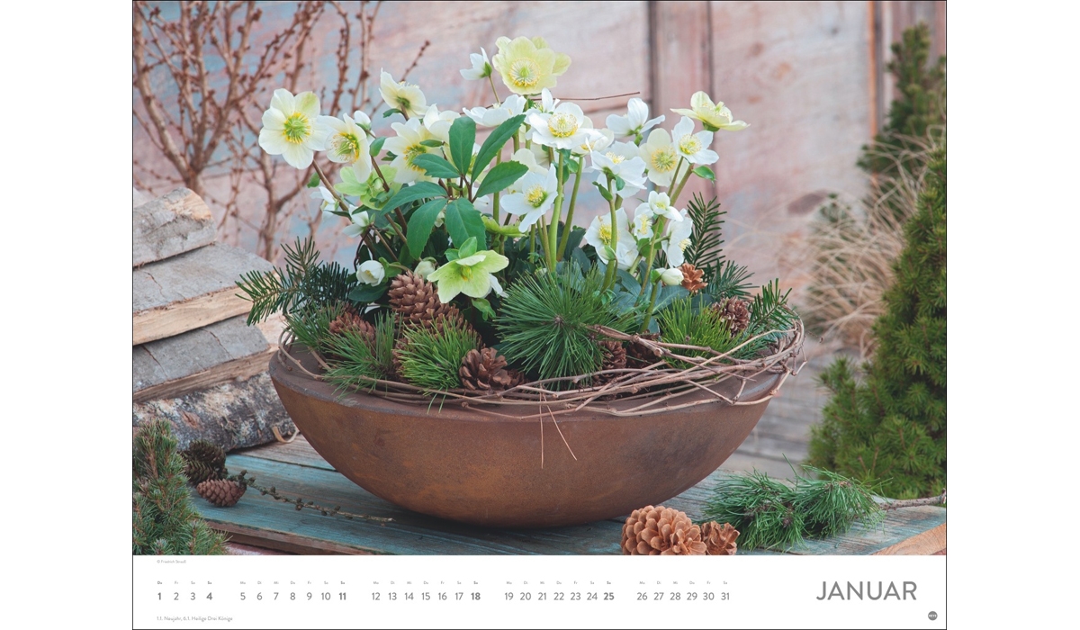 advertising calendar: Blumenpracht 2026