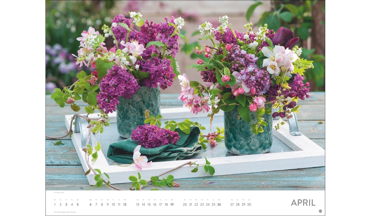 advertising calendar: Blumenpracht 2026
