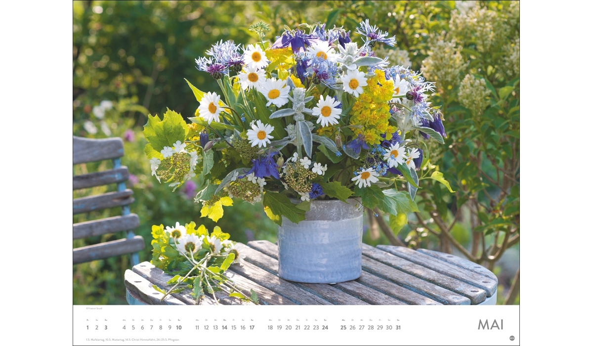 advertising calendar: Blumenpracht 2026