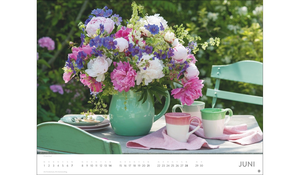 advertising calendar: Blumenpracht 2026
