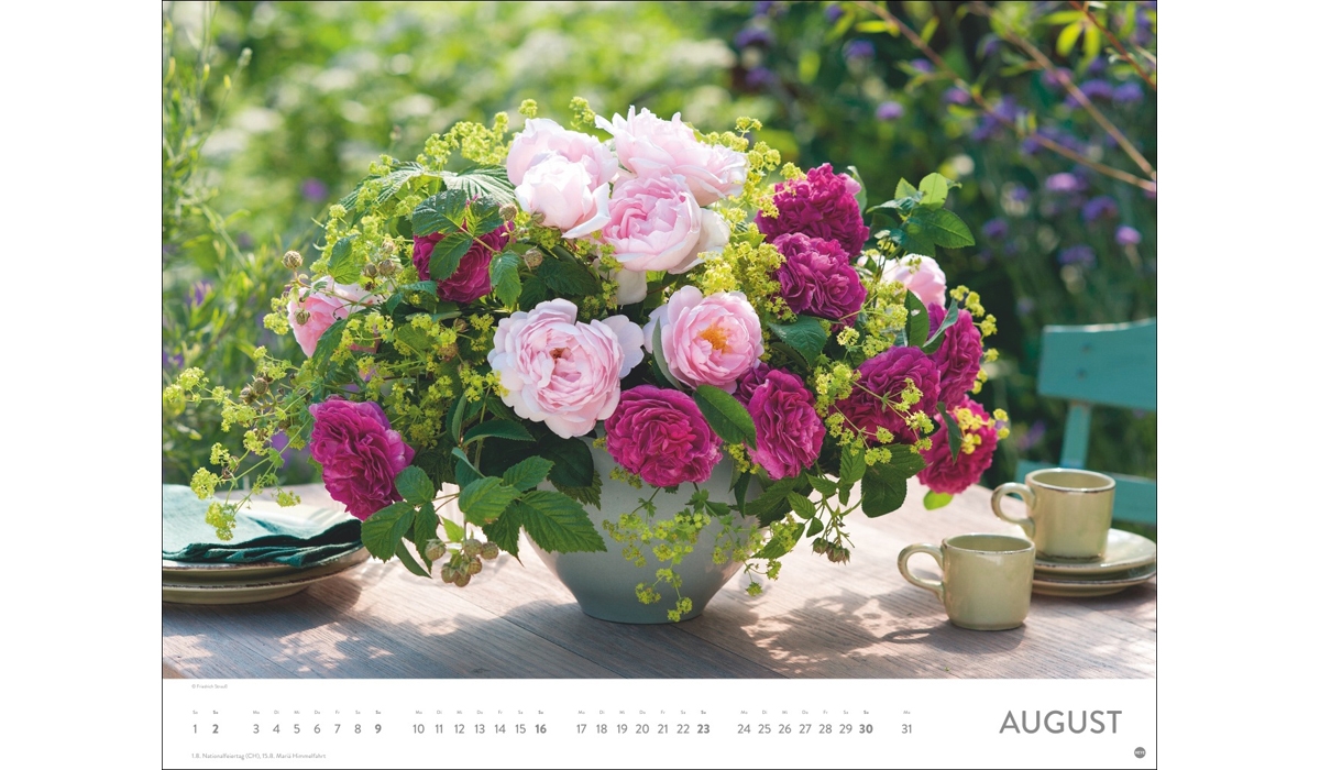 advertising calendar: Blumenpracht 2026