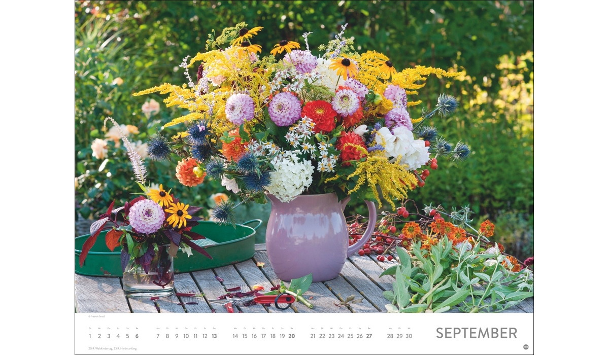 advertising calendar: Blumenpracht 2026