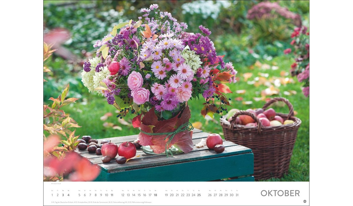 advertising calendar: Blumenpracht 2026