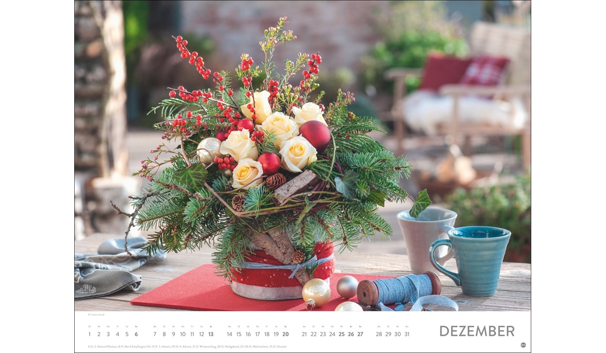 advertising calendar: Blumenpracht 2026