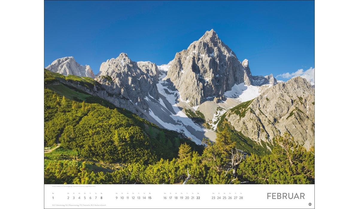 advertising calendar: Fascination Alps Poster Calendar 2026