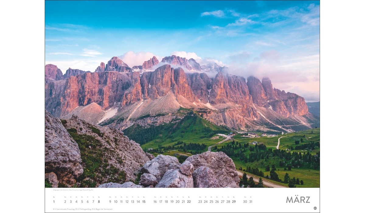 advertising calendar: Fascination Alps Poster Calendar 2026