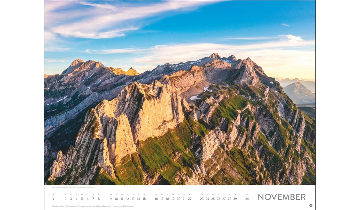 advertising calendar: Fascination Alps Poster Calendar 2026