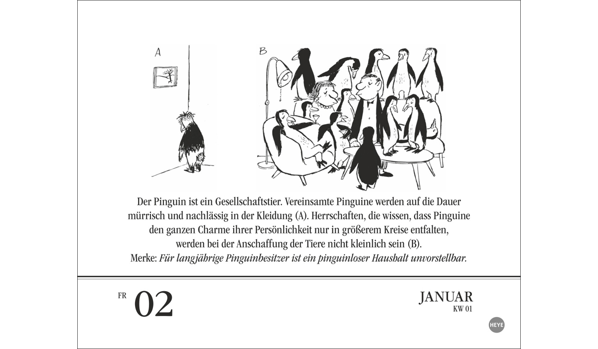 Werbekalender: Loriot Tagesabreißkalender 2026