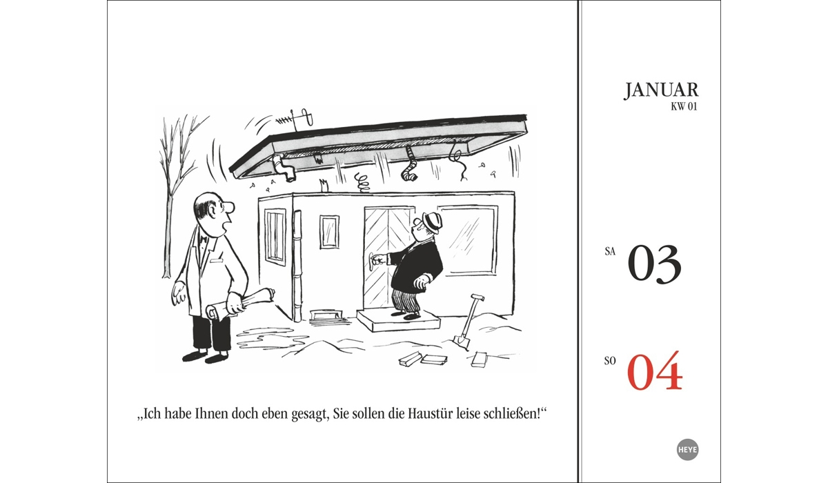 Werbekalender: Loriot Tagesabreißkalender 2026