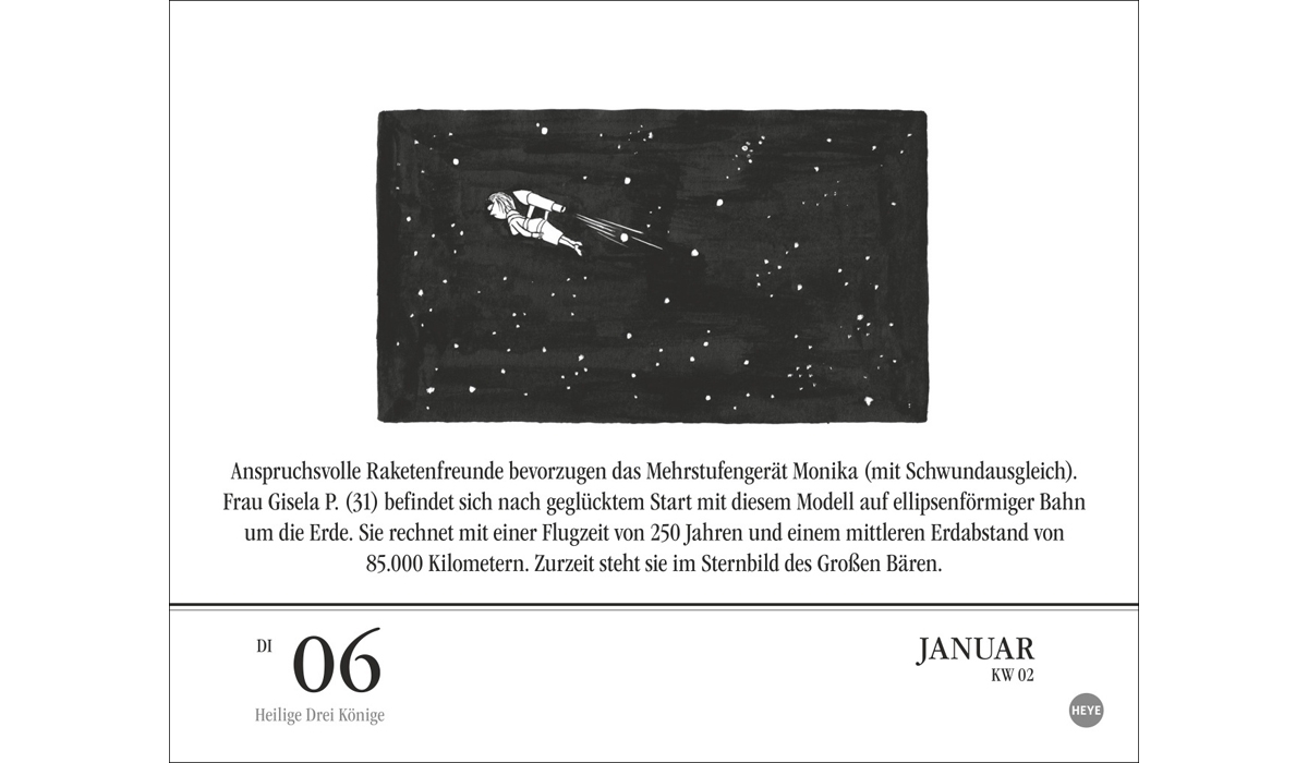 Werbekalender: Loriot Tagesabreißkalender 2026