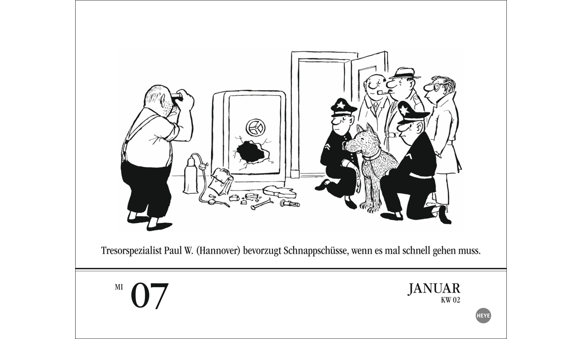 Werbekalender: Loriot Tagesabreißkalender 2026