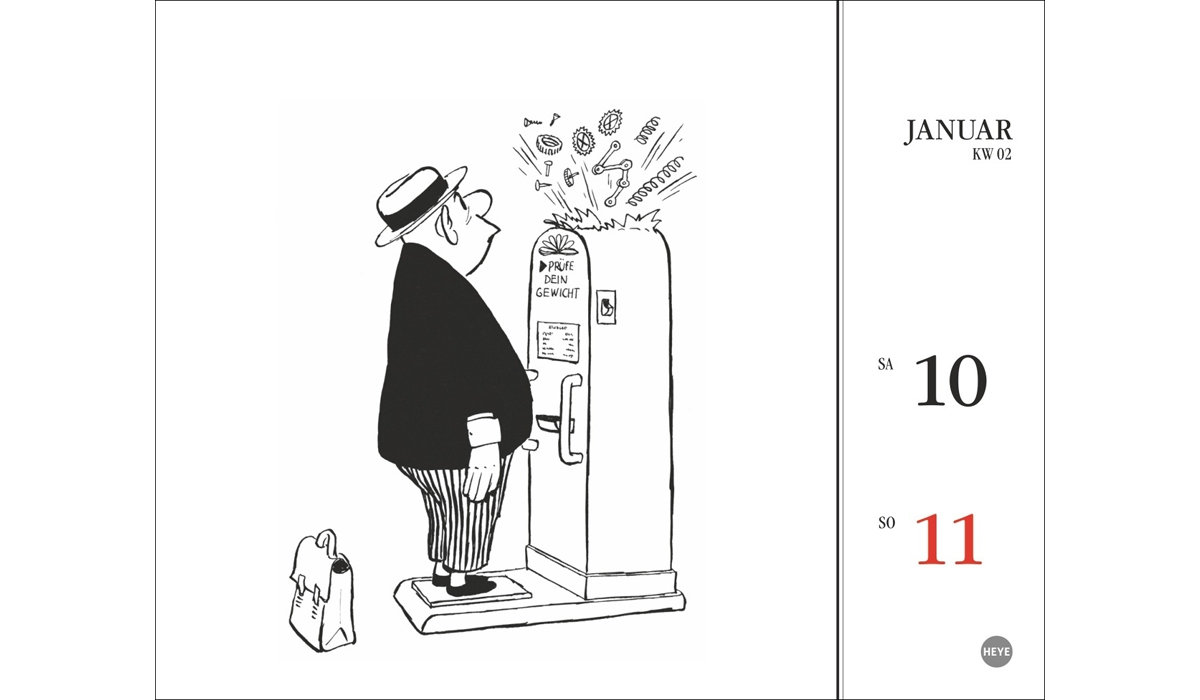 Werbekalender: Loriot Tagesabreißkalender 2026
