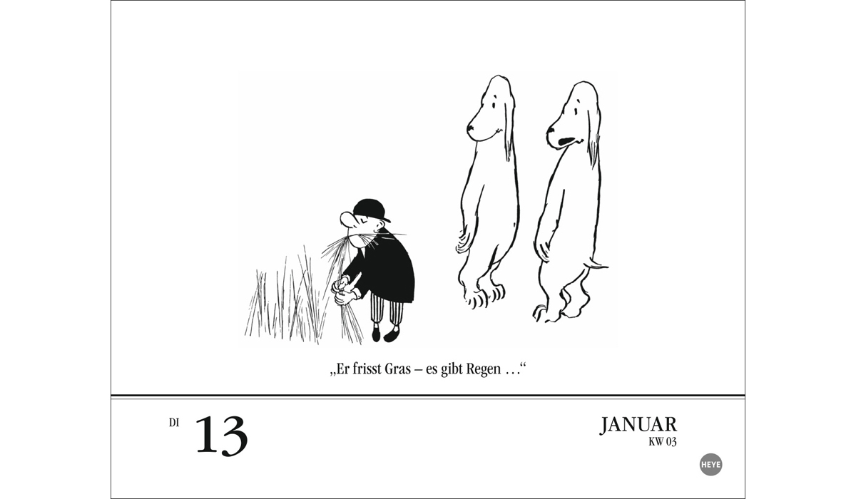 Werbekalender: Loriot Tagesabreißkalender 2026