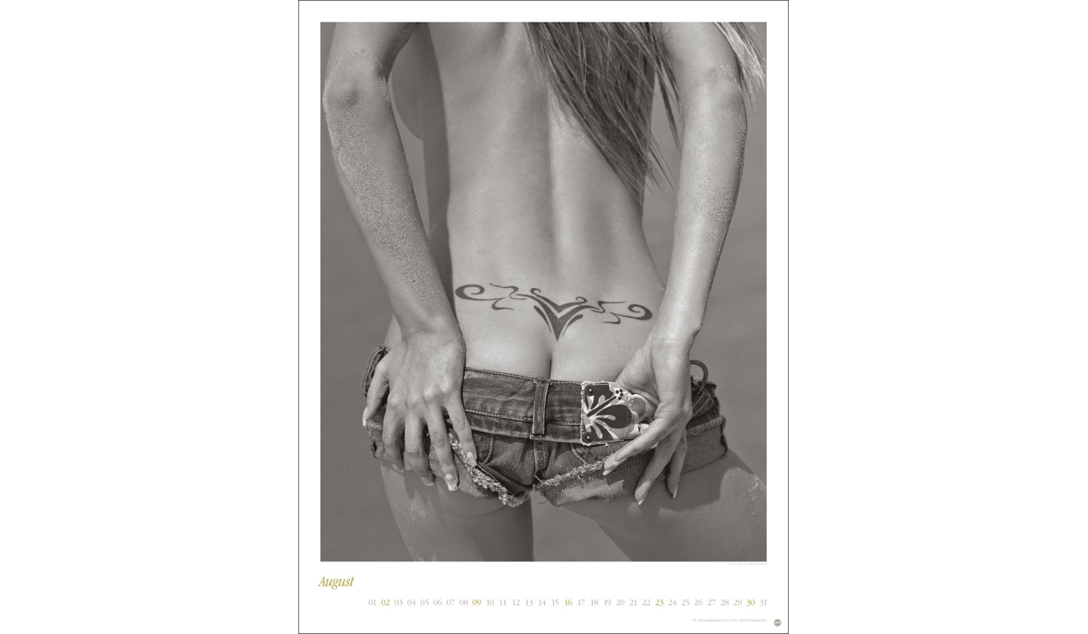Werbekalender: Backside Posterkalender 2026